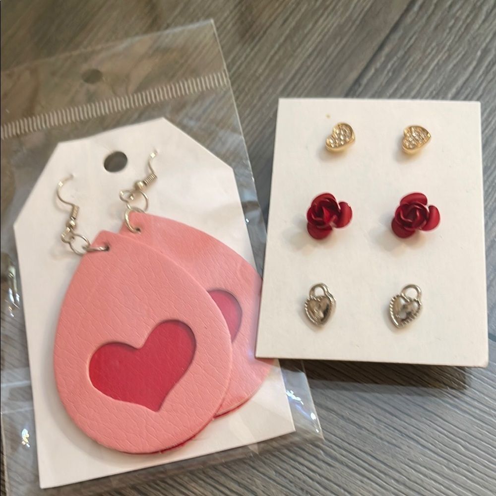 Mixed Lot of Valentine’s Day Earrings